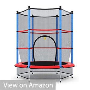 Giantex Trampoline 55″ Trampoline with Enclosure