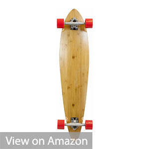 SCSK8 Natural Blank & Stained Longboard Skateboard